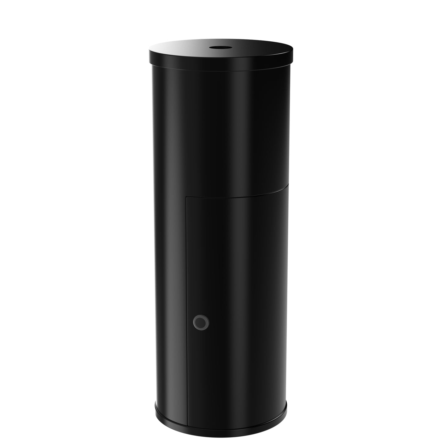 Gritt Commercial Black Stainless Steel Wipe Dispenser Station with 7 Gallon Built-In Trash Can